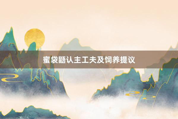 蜜袋鼯认主工夫及饲养提议